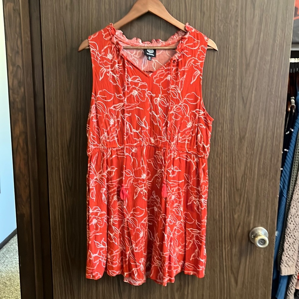 Bobeau Elissa Ruffle Collar Dress